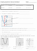 Graphing Quadratics Review Worksheet Beautiful Quadratic Functions Review Worksheets with Answer Key