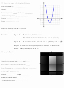 Graphing Quadratics Review Worksheet Unique Graphing Quadratics Review Worksheet with Answer Key