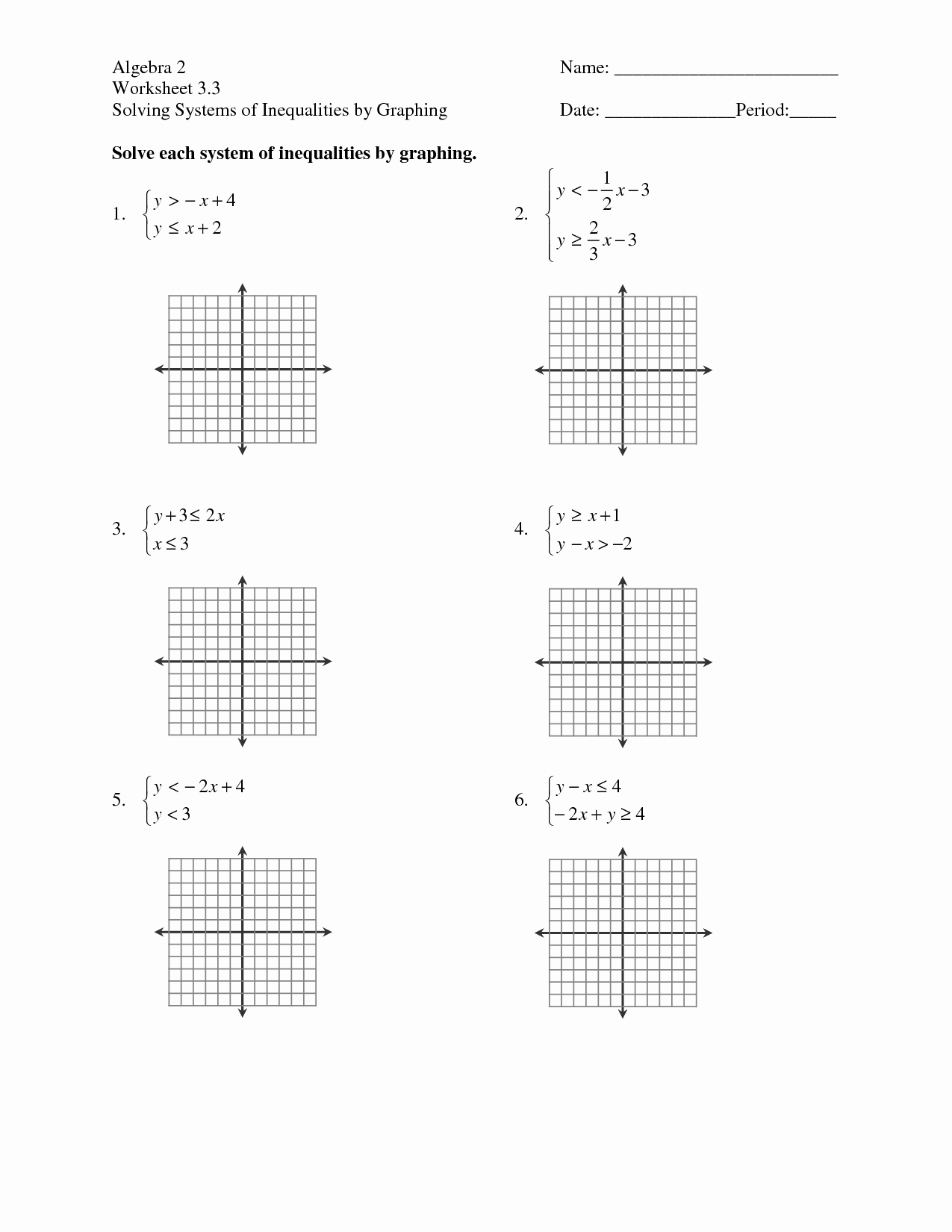 Graphing Systems Of Equations Worksheet Fresh 15 Best Of solving and Graphing Inequalities