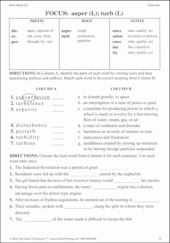 Greek and Latin Roots Worksheet Inspirational Greek and Latin Roots Worksheets 4th Grade the Best