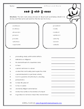 Greek and Latin Roots Worksheet Inspirational Using Greek and Latin Affixes and Roots to Define Words