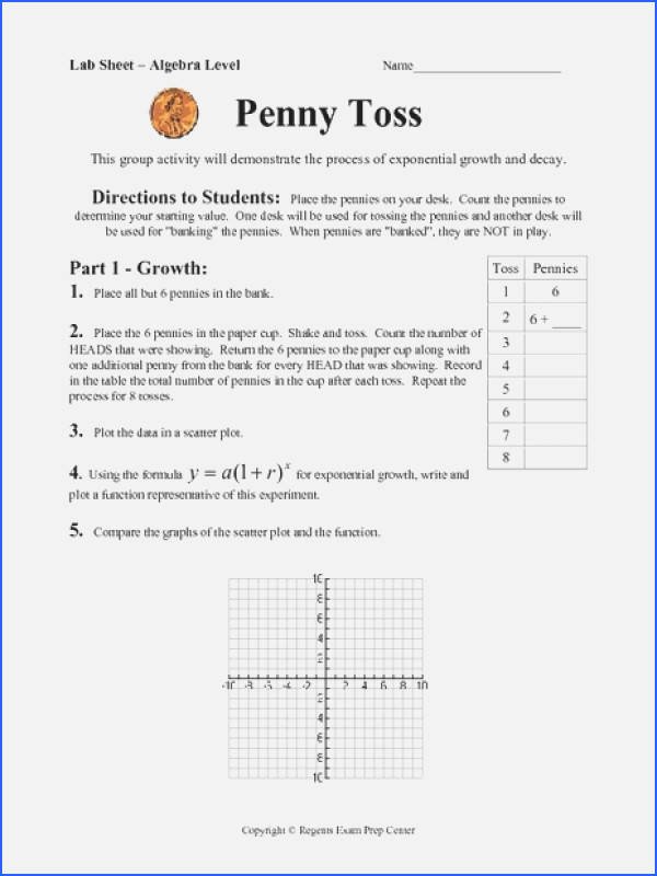 Growth and Decay Worksheet Fresh Exponential Growth and Decay Worksheet