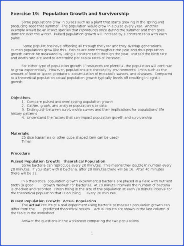 Growth and Decay Worksheet New Exponential Growth and Decay Worksheet