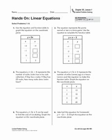 Hands On Equations Worksheet New Hands On Equations Lesson 8 Lesson Plans &amp; Worksheets