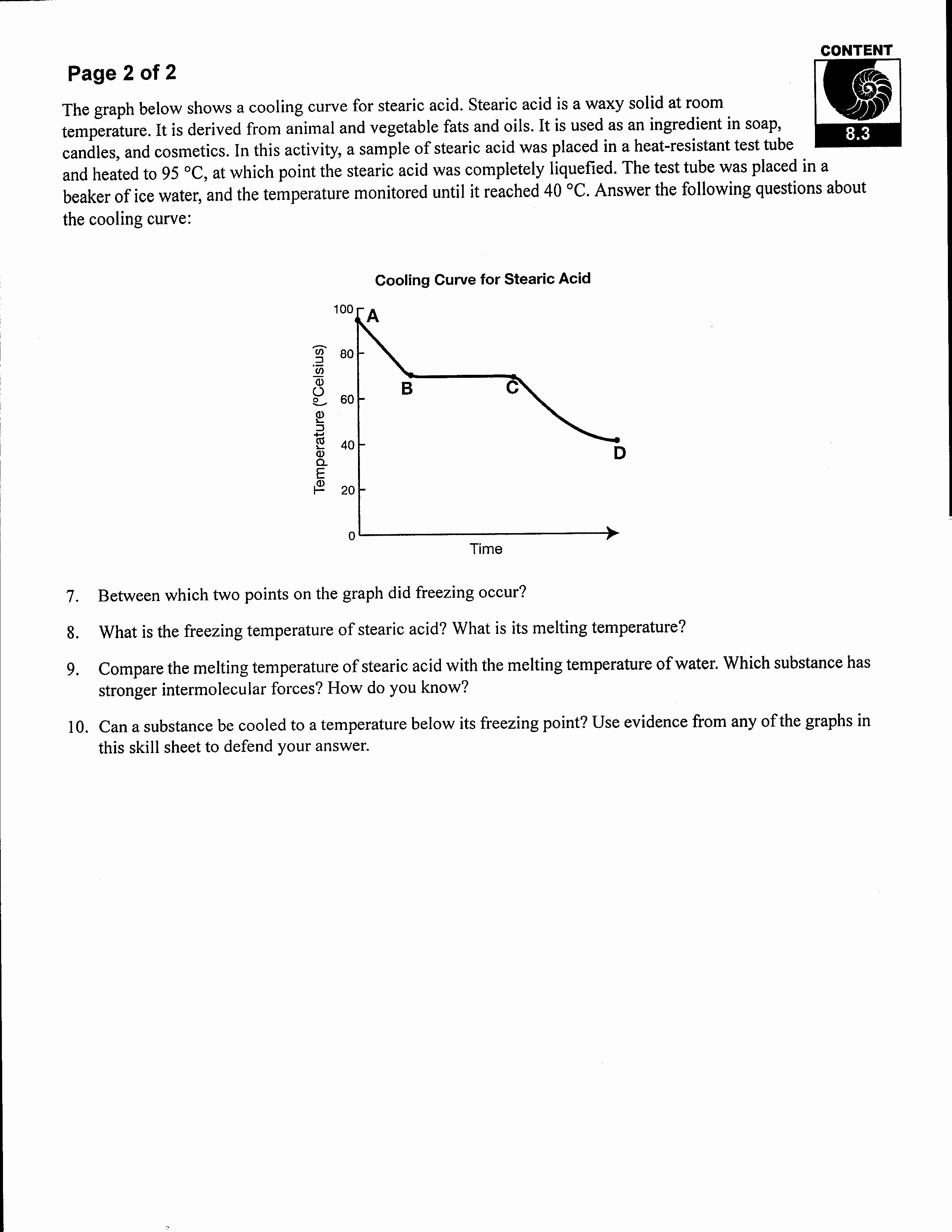 Heating and Cooling Curve Worksheet Elegant assignments Mr foreman S 7th and 8th Grade Classes
