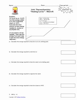Heating and Cooling Curves Worksheet Best Of Lesson Plan Heating Curves by Msrazz Chemclass