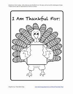 I Am Thankful for Worksheet Inspirational Classroom Freebies too I Am Thankful for Printable
