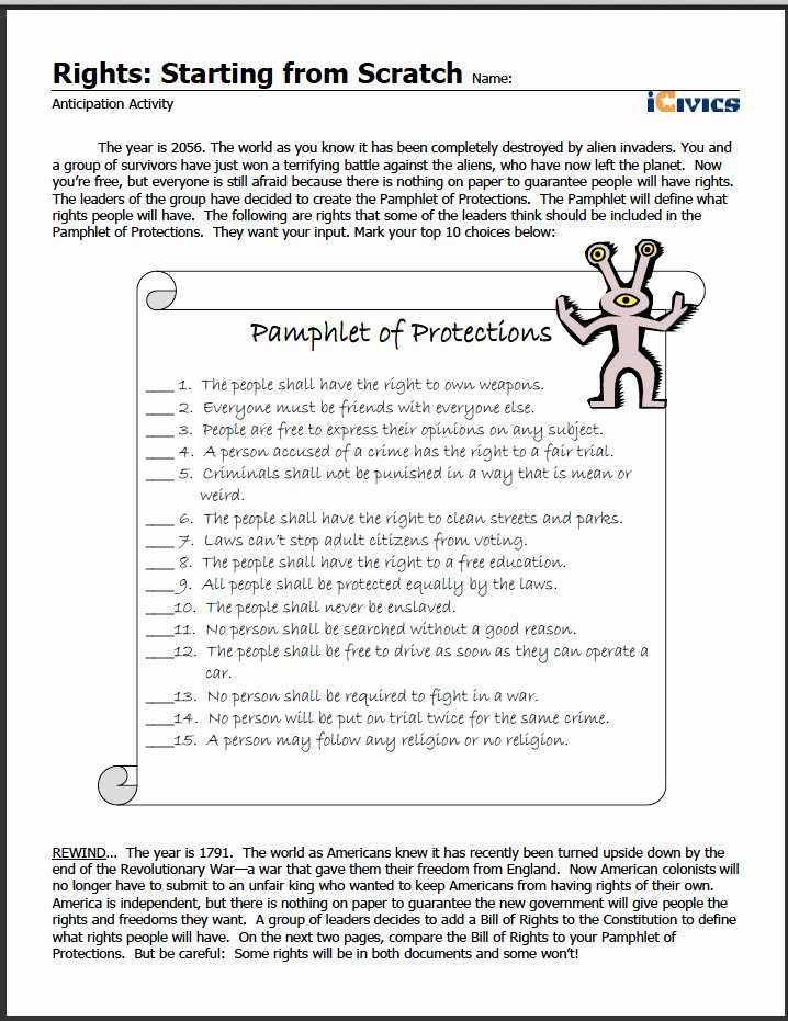 I Have Rights Worksheet Answers Awesome Icivics Worksheets the Best Worksheets Image Collection