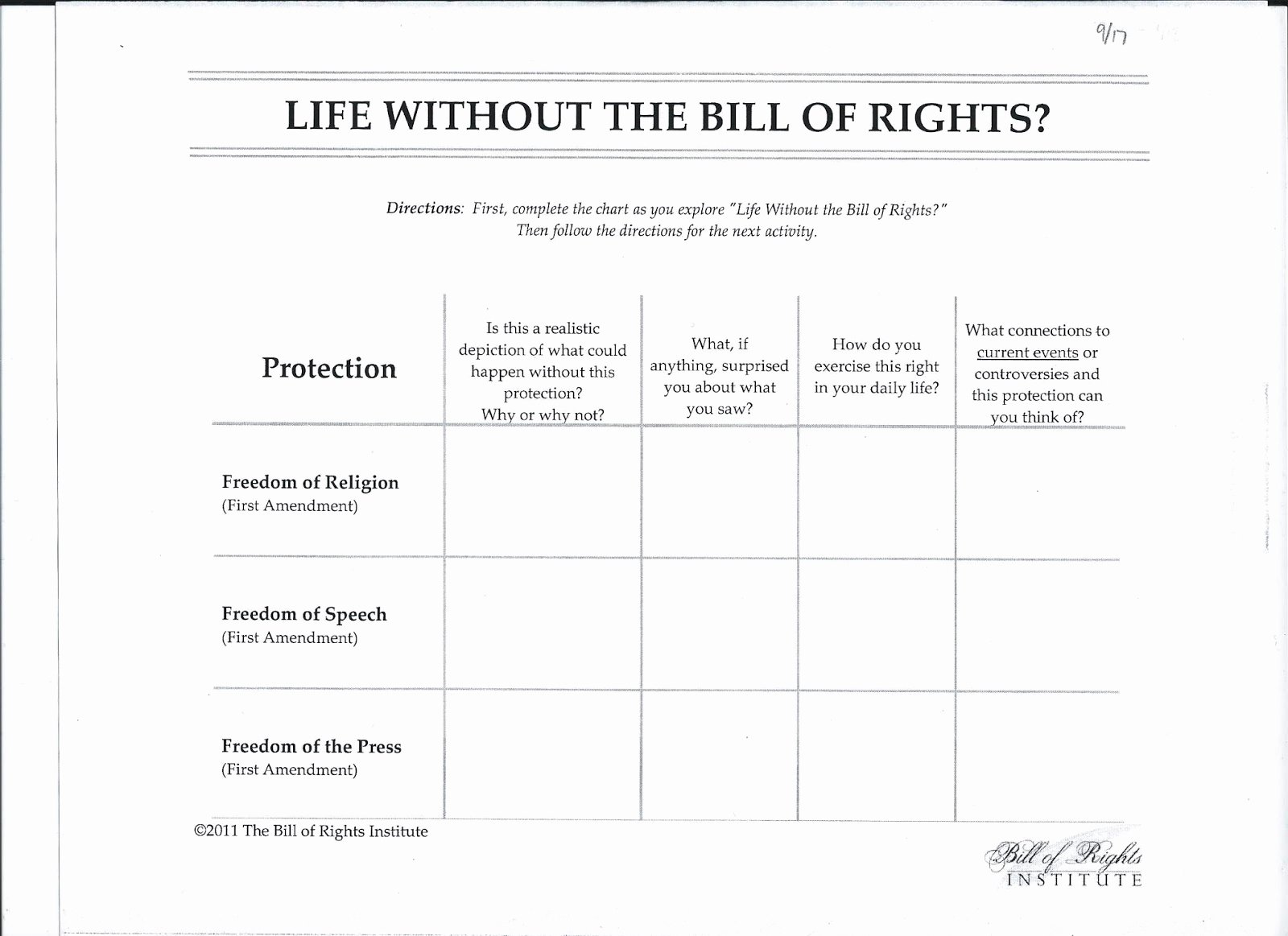 50 I Have Rights Worksheet Answers Chessmuseum Template Library