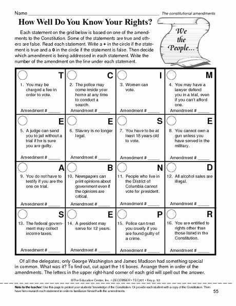 I Have Rights Worksheet Best Of How Well Do You Know Your Rights Worksheet Each