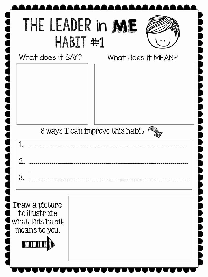 I Vs Me Worksheet Fresh the Leader In Me the 7 Habits Of Happy Kids Graphic