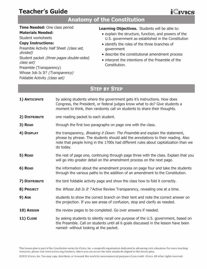 Icivics the Constitution Worksheet Answers Fresh Constitutional Principles Worksheet Answers Icivics