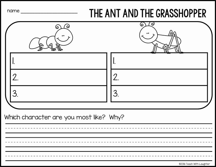 Identifying Character Traits Worksheet