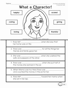 Identifying Character Traits Worksheet Inspirational Character Trait Worksheets