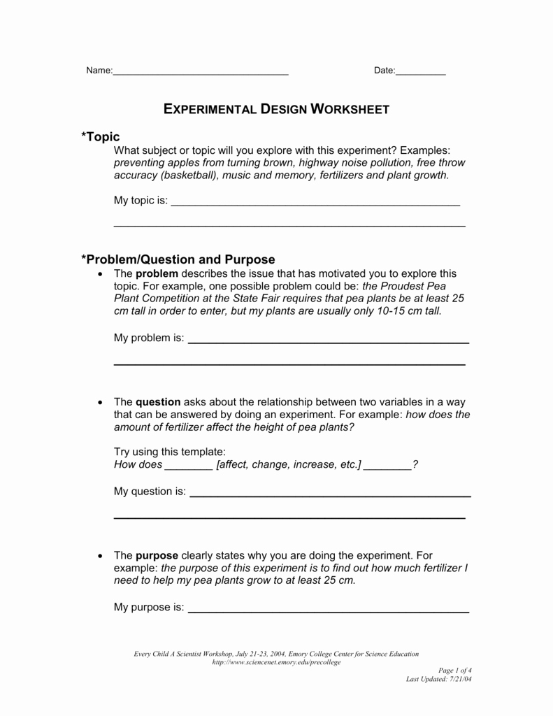 Identifying Variables Worksheet Answers New Identifying Independent and Dependent Variables and Study