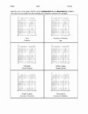Search independent and dependent variables worksheets