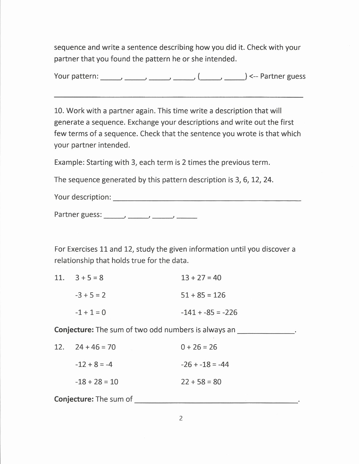 Inductive and Deductive Reasoning Worksheet Awesome 3 4 Inductive Reasoning Examples
