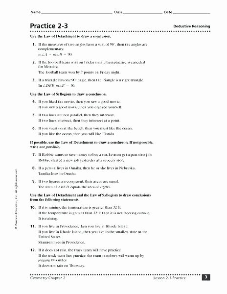 Inductive and Deductive Reasoning Worksheet Awesome Inductive Deductive Reasoning Worksheets – Primalvape