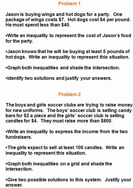 Inequality Word Problems Worksheet Luxury Inequalities Word Problems Worksheet