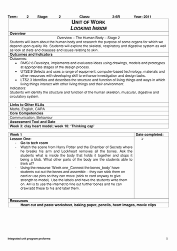 Inside the Living Body Worksheet Fresh Human Body Term Lesson Plan and Materials by