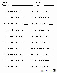 Integers and Absolute Value Worksheet Fresh 17 Best Of Middle School Student Goals Worksheet