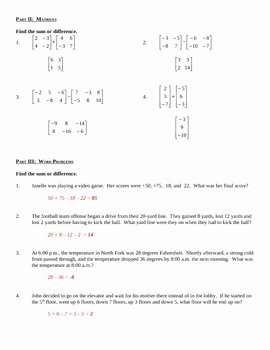 Integers and Absolute Value Worksheet Fresh Algebra I Integers &amp; Absolute Value Practice Worksheet by