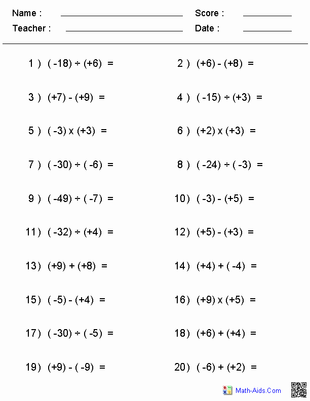Integers Word Problems Worksheet Lovely Integers Worksheets