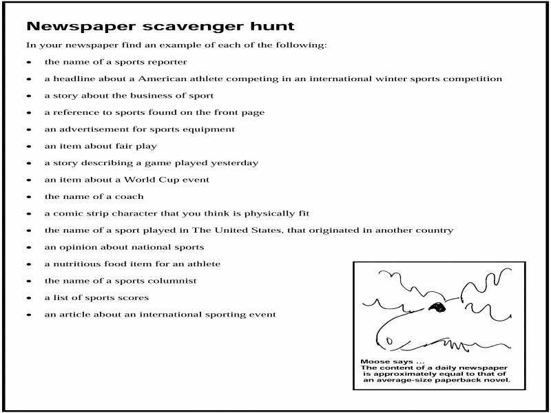 Internet Scavenger Hunt Worksheet Inspirational Internet Scavenger Hunt Worksheet Free Printable Worksheets