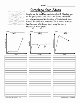 Interpreting Graphs Worksheet High School Best Of Graphing Your Story Lesson and Worksheet