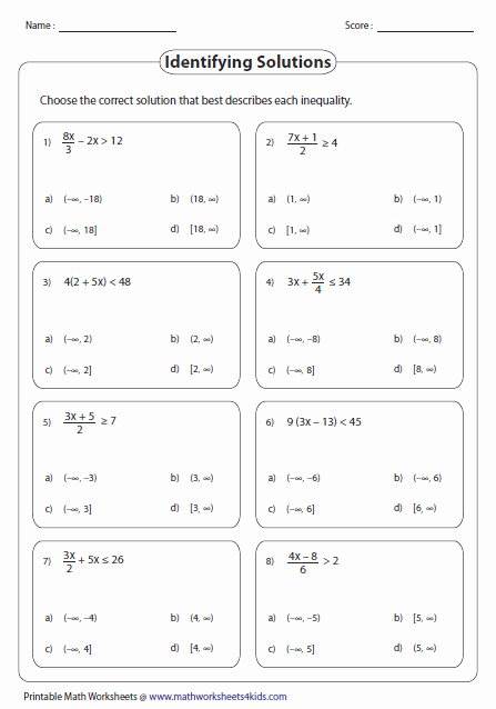 Interval Notation Worksheet with Answers Awesome Interval Notation Worksheet