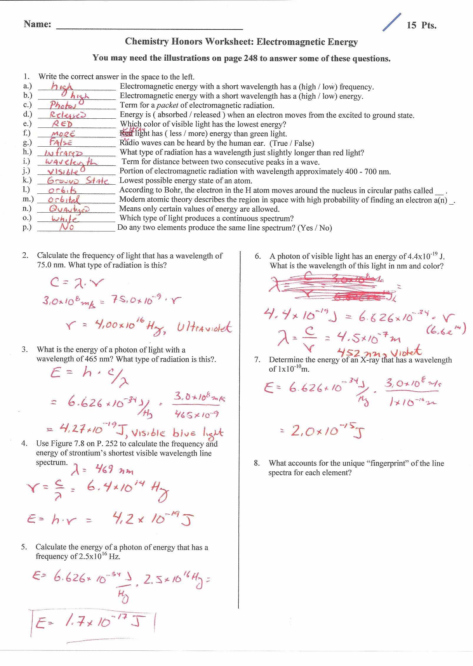 50 Introduction to Energy Worksheet Answers Chessmuseum Template Library