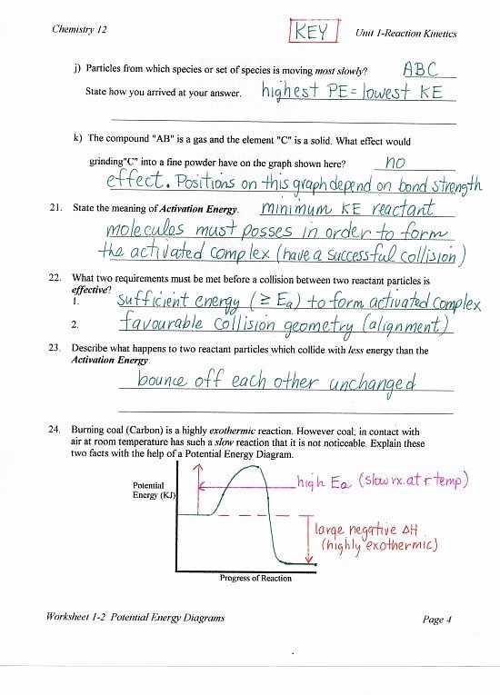 Introduction to Energy Worksheet Answers Fresh Worksheet Kinetic and Potential Energy Problems