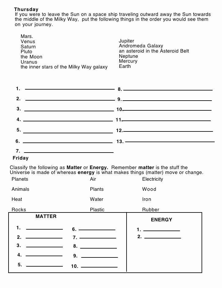 Introduction to Energy Worksheet Inspirational solar Introduction solar System Worksheet 1