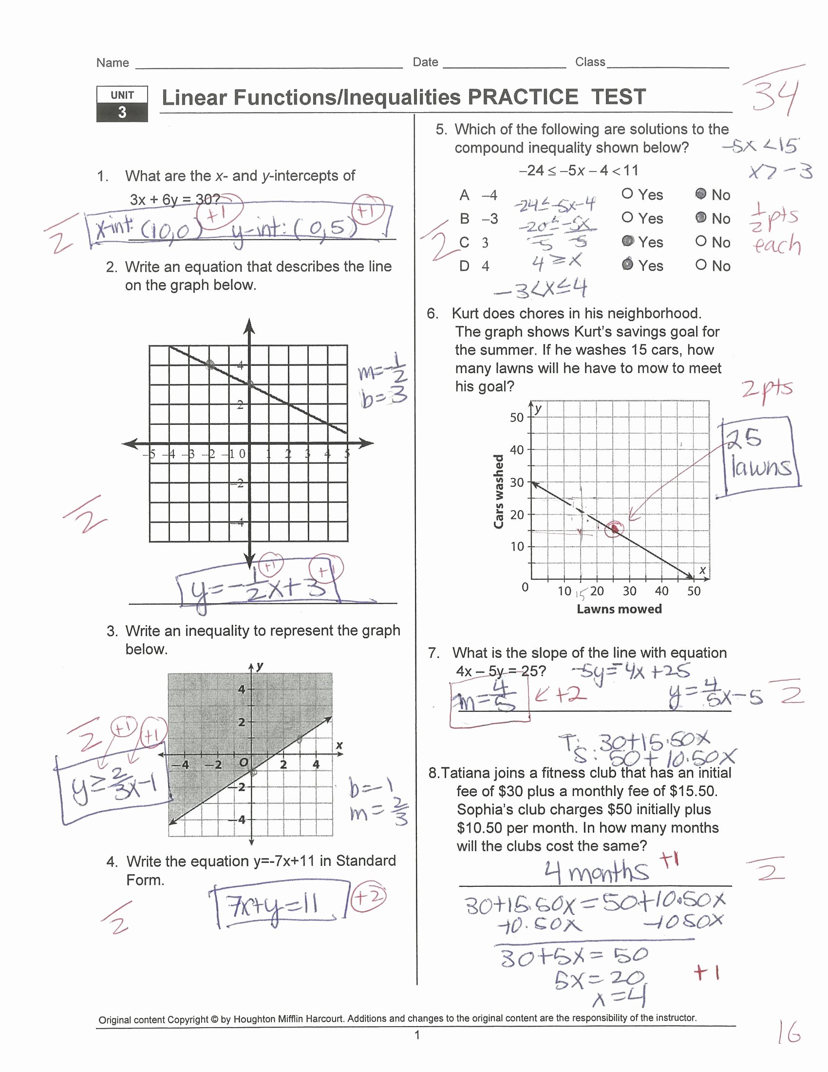 Inverse Functions Worksheet with Answers Lovely Inverse Linear Functions Worksheet Answers