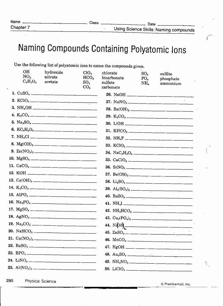 50 Ionic Bonding Worksheet Answers
