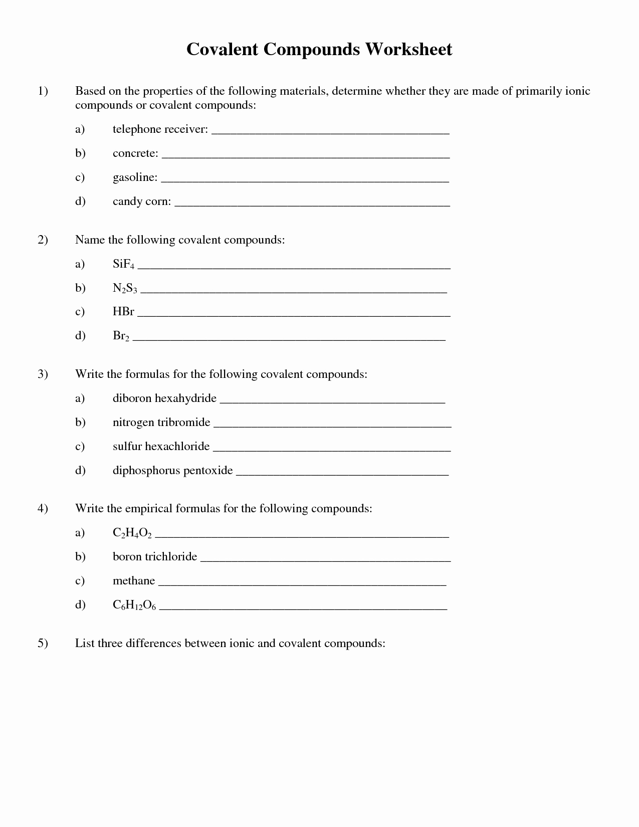 Ionic Bonds Worksheet Answers Best Of 11 Best Of Ionic and Covalent Bonding Practice
