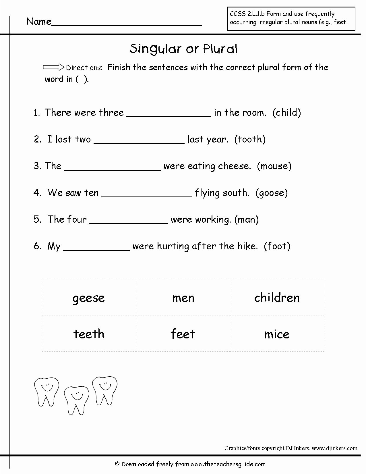 Irregular Plural Nouns Worksheet Fresh Wonders First Grade Unit Two Week Fiver Printouts