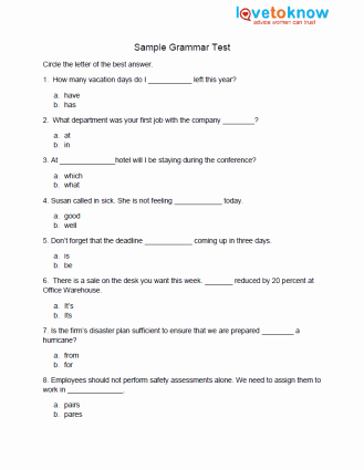 Job Skills assessment Worksheet Awesome Free Pre Employment Clerical Test