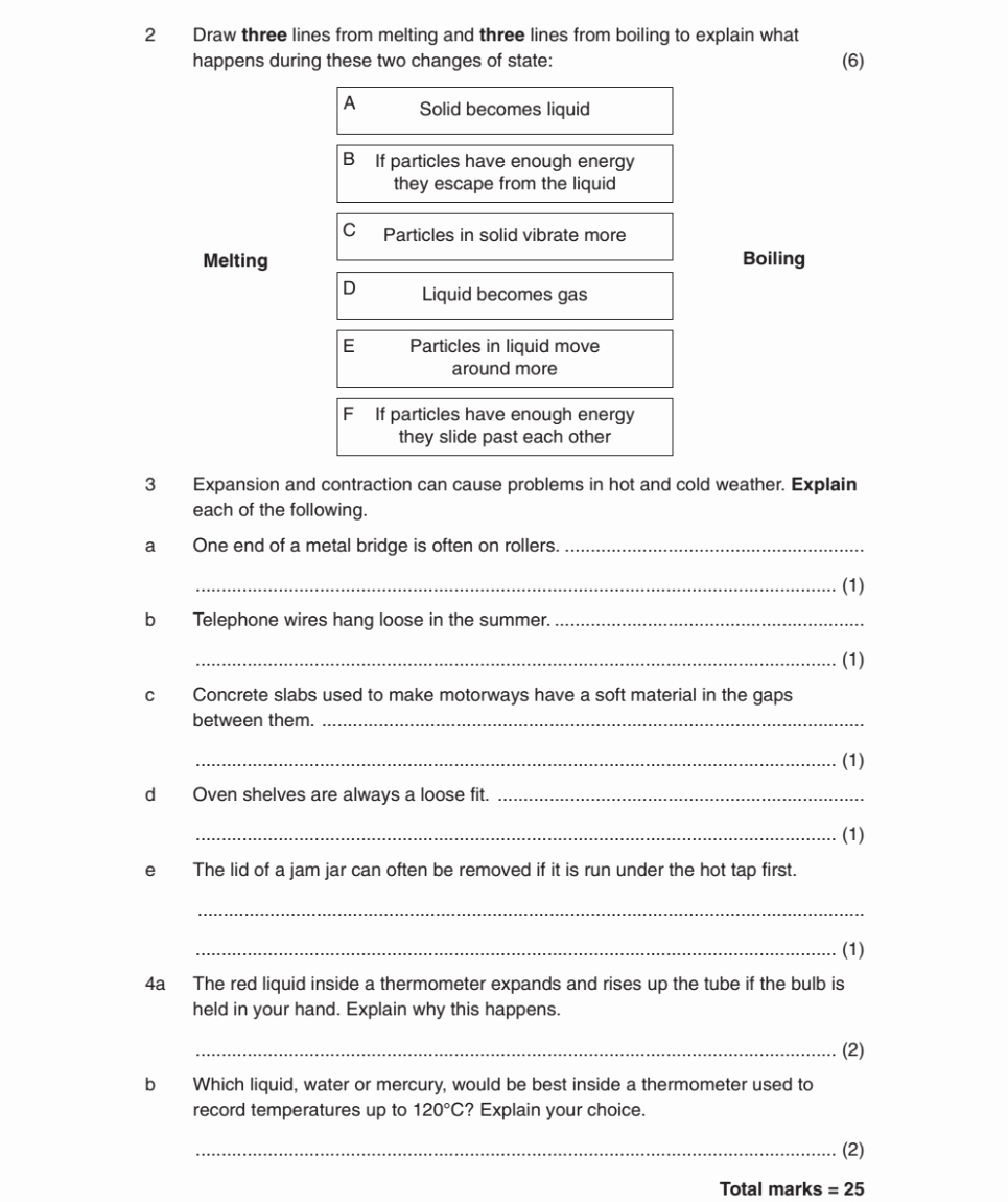 50 Joints And Movement Worksheet