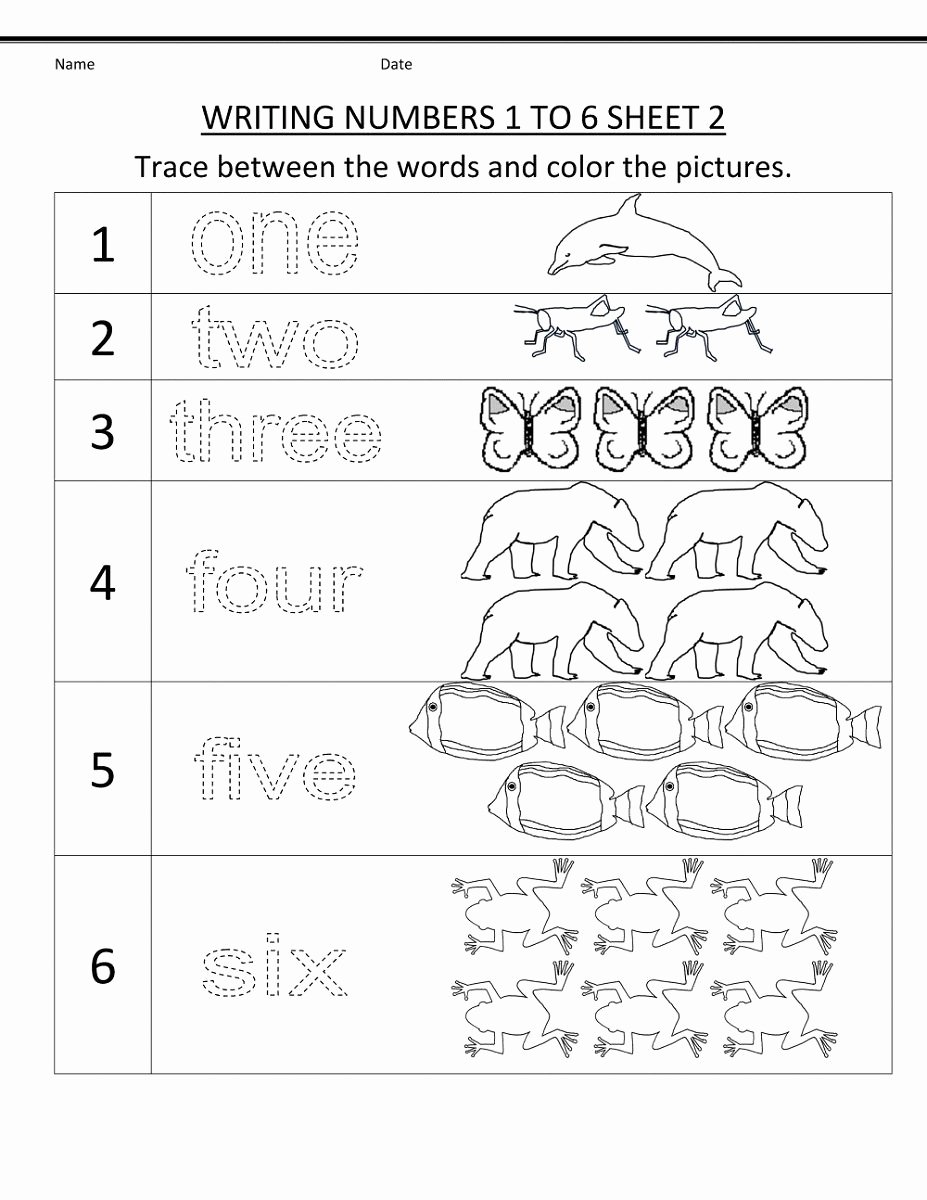 Kindergarten Math Worksheet Pdf Beautiful Numbers 1 10 Worksheets for Kindergarten Pdf