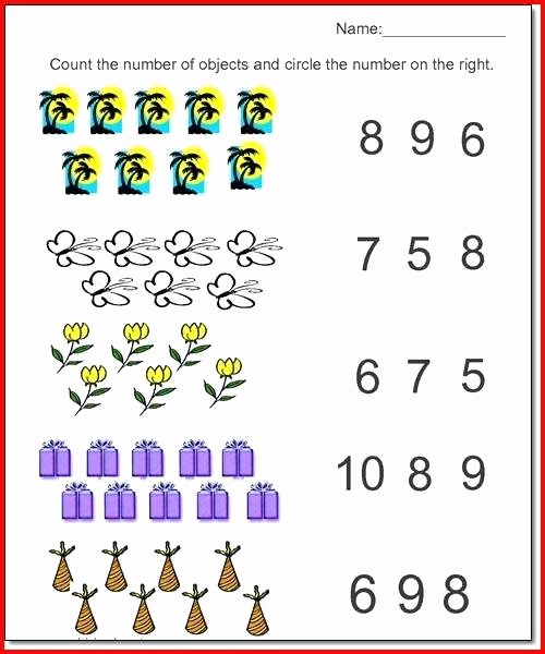 Kindergarten Math Worksheet Pdf Unique Counting Worksheets for Preschoolers Pdf – Skgold