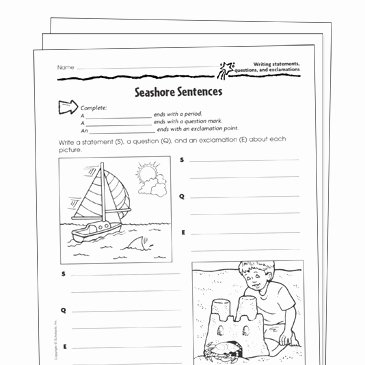 Kinds Of Sentences Worksheet Luxury Types Of Sentences Grade 1 Collection