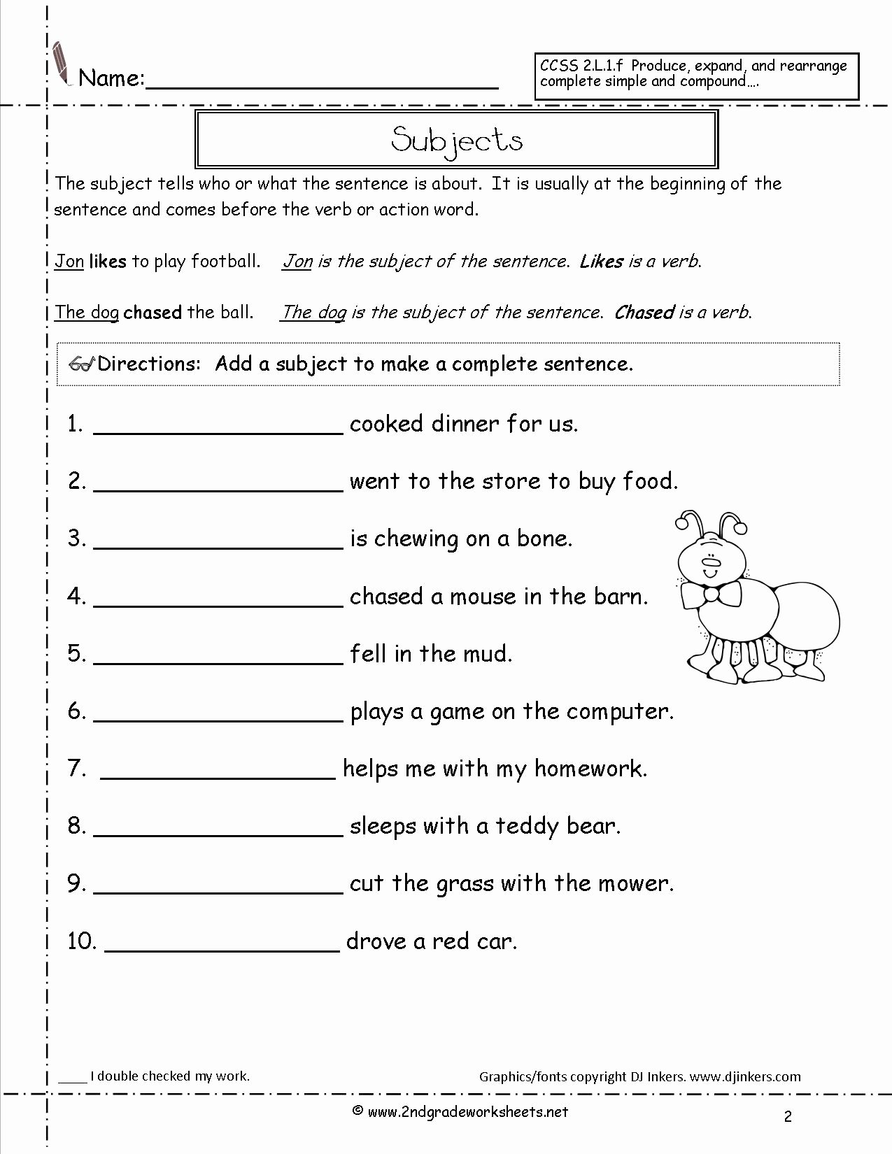 Kinds Of Sentences Worksheet New Sentences Worksheets From the Teacher S Guide