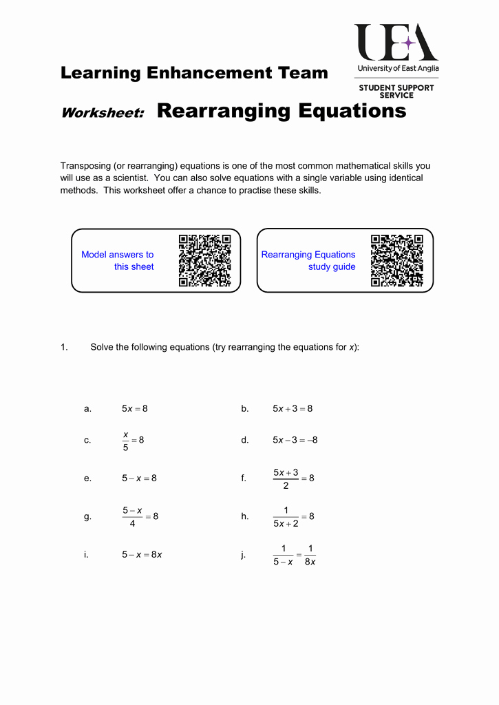 Kinematics Worksheet with Answers Inspirational Rearranging Equations Worksheet Physics Tessshebaylo