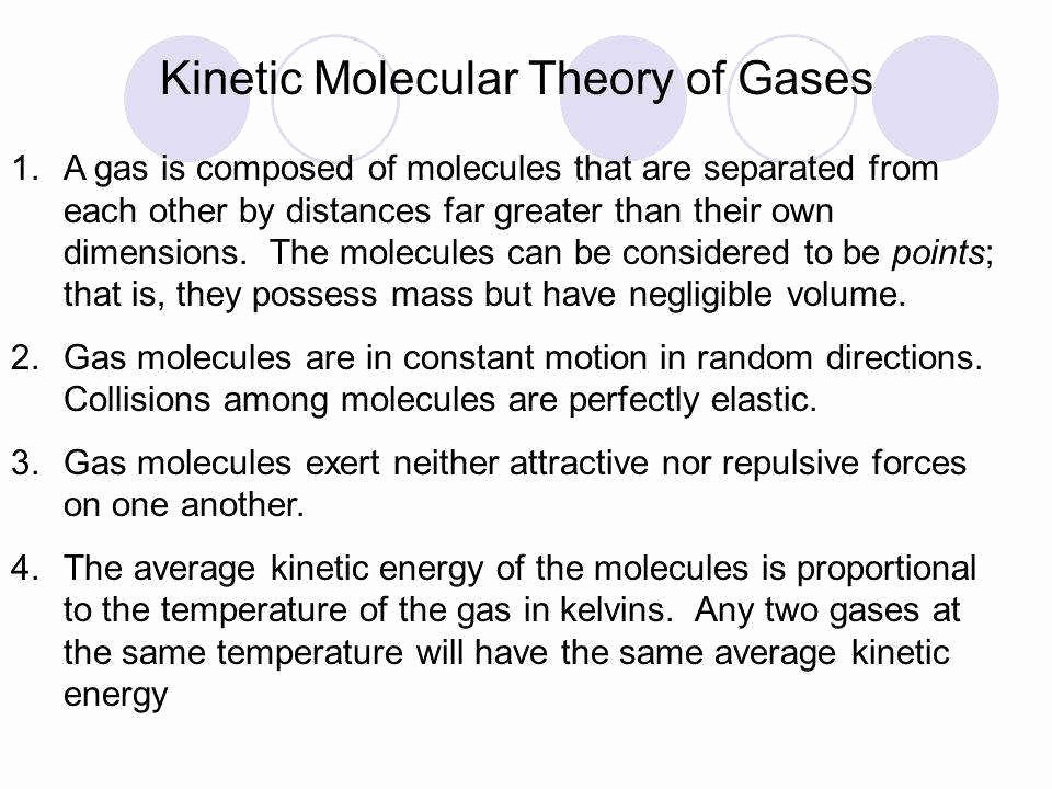 Kinetic Molecular theory Worksheet Fresh Kinetic Molecular theory Worksheet