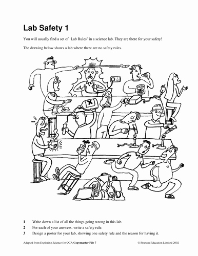 Lab Equipment Worksheet Answer Beautiful Lab Safety by Kscience Teaching Resources Tes