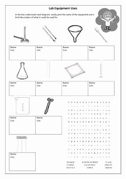 Lab Equipment Worksheet Answer Key Best Of Laboratory Equipment Worksheets by Jag Education