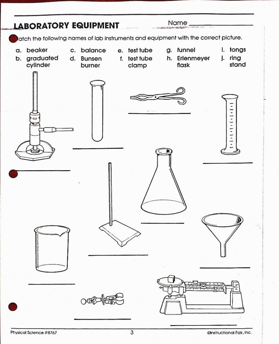 Lab Equipment Worksheet Answer Luxury You Will Never Believe these
