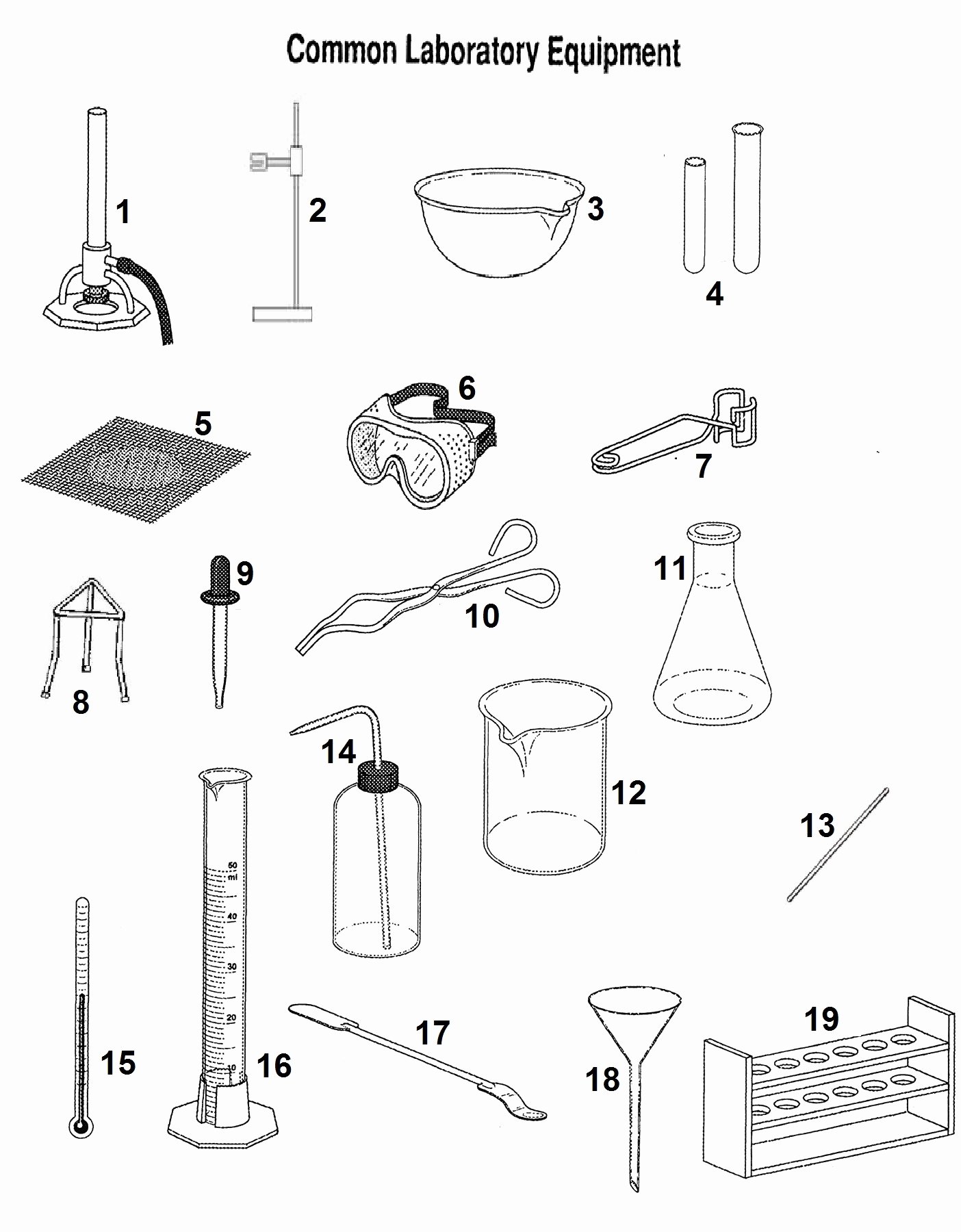 Lab Safety Symbols Worksheet