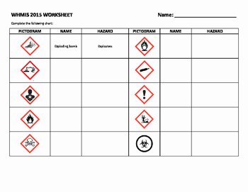 Lab Safety Worksheet Answers Beautiful Whmis 2015 Activity Pack Lab Safety by Doris Cheung